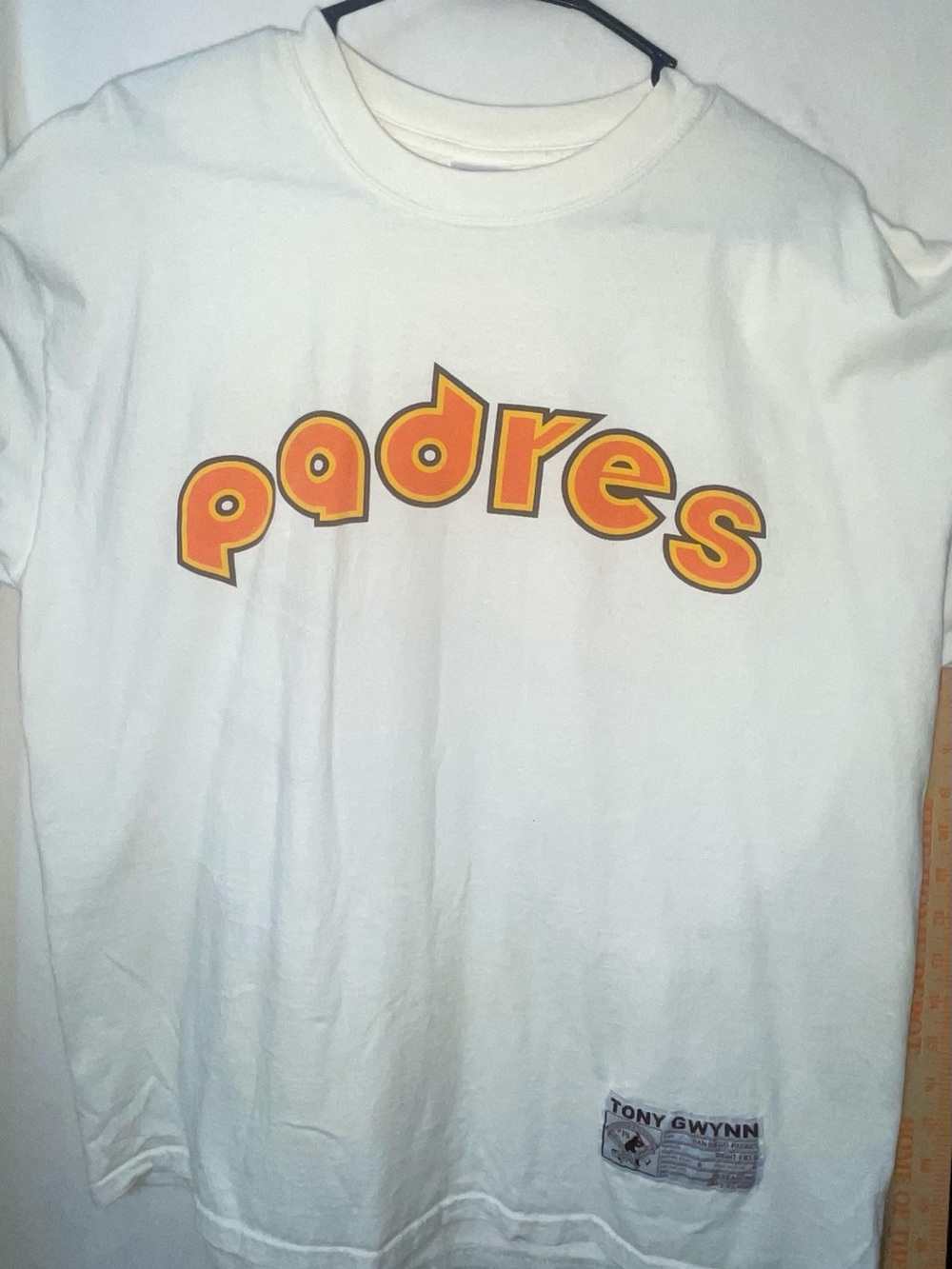 Padres Tony Gwynn White Man Graphic Tee